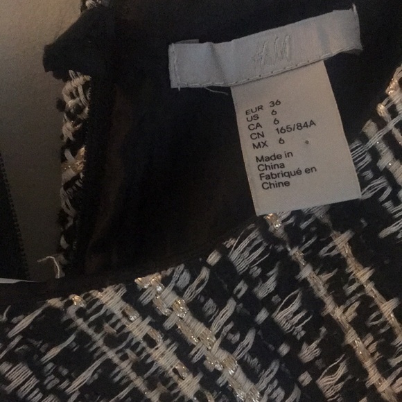 cap sleeve tweed dress - Picture 3 of 4